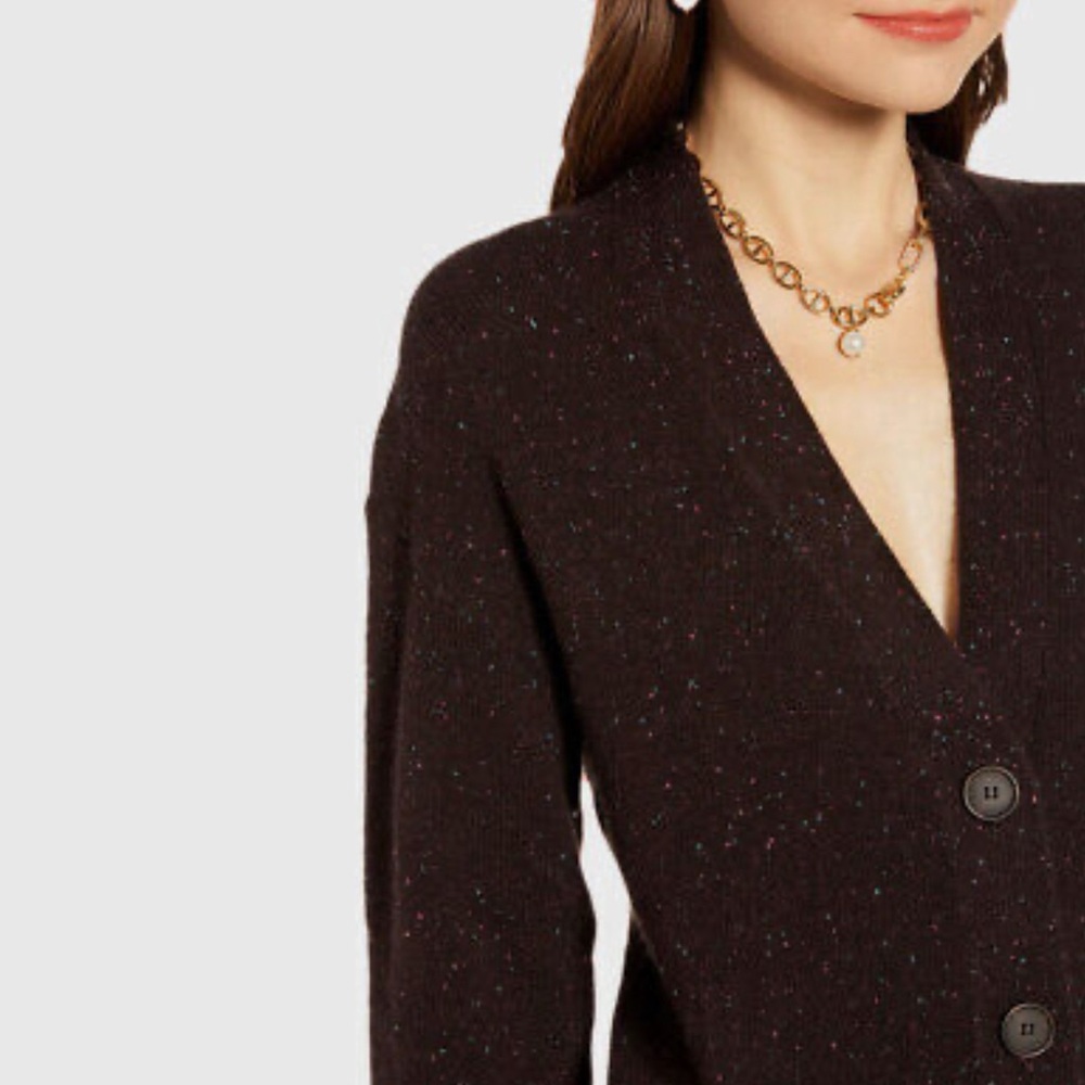 Something Navy Brown Ganache Sweater XS - Picture 11 of 12